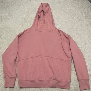 All In Motion Rose Pink Thumbhole Cuff Hoodie, Size XS